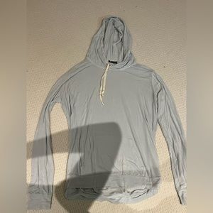 Thin light blue hoodie